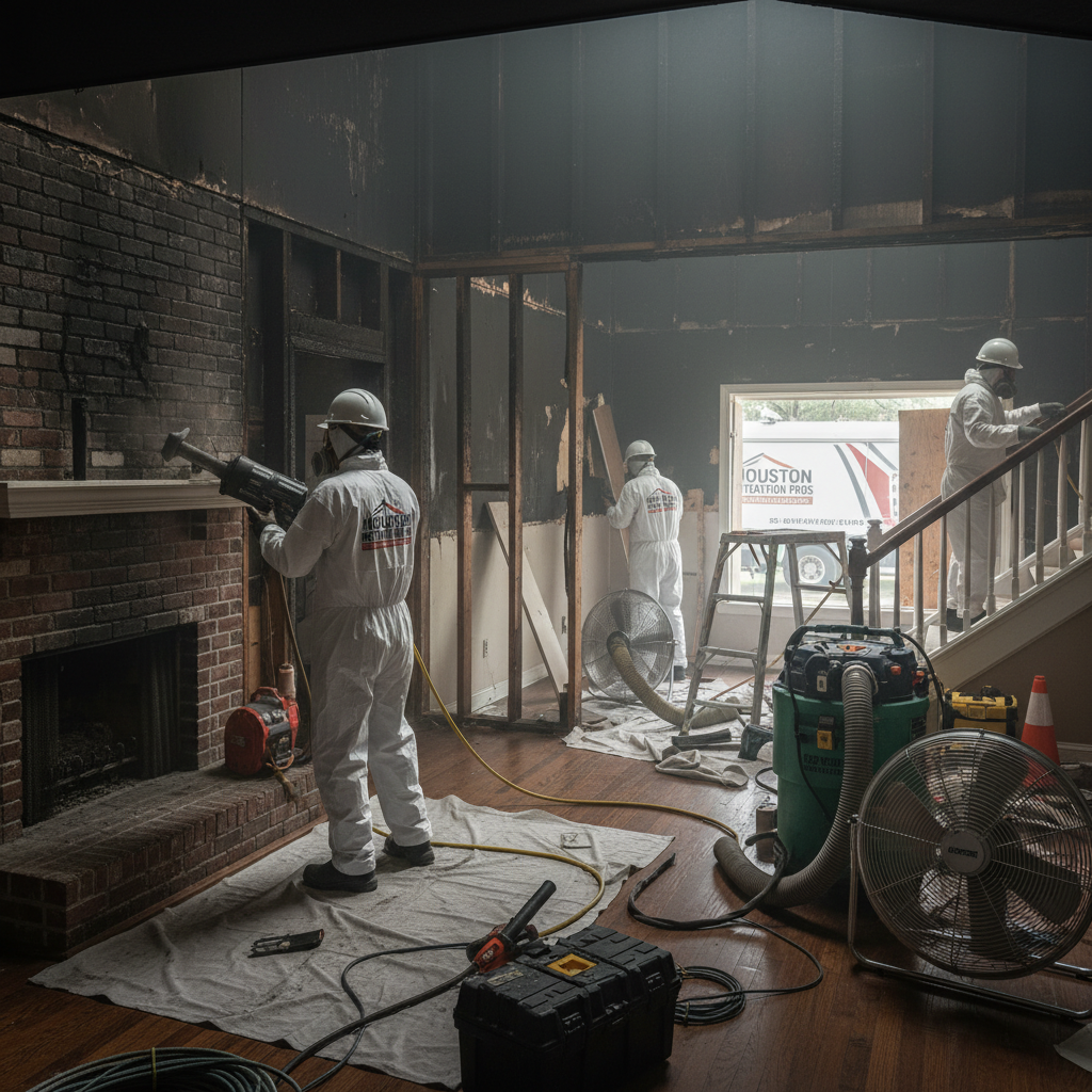 Fire & Smoke Damage Restoration - Tell Projects Deer Park TX