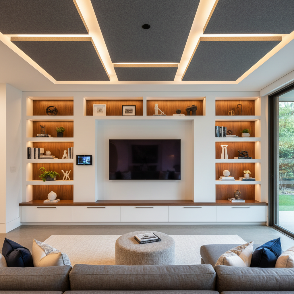 Family Room Entertainment Centers - Tell Projects Deer Park TX