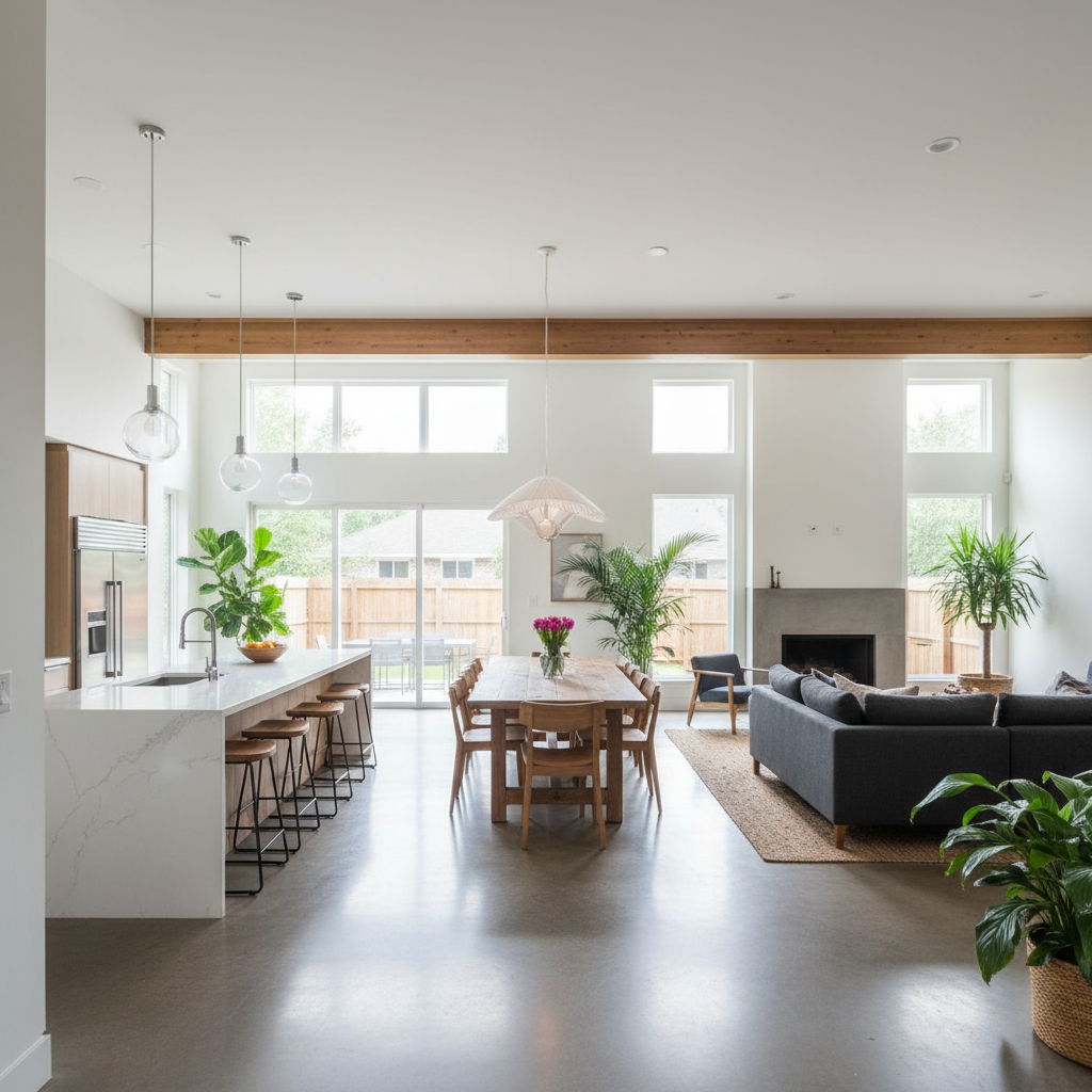 Open Concept Space Planning - Tell Projects Deer Park TX